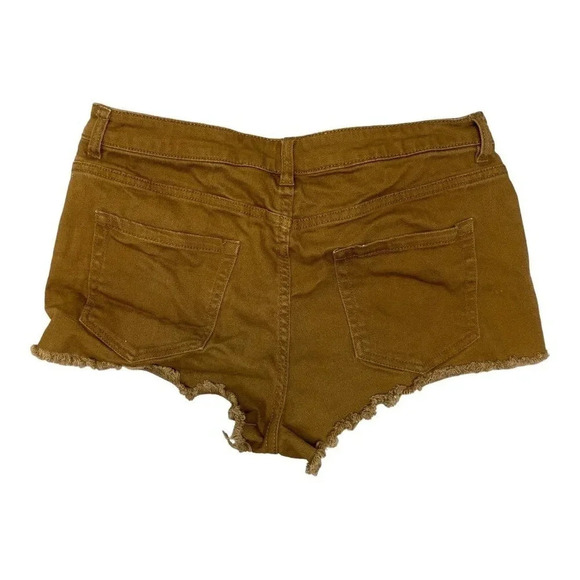 Forever21 Premium Brown Denim Shorts US Size 30 - Picture 5 of 5